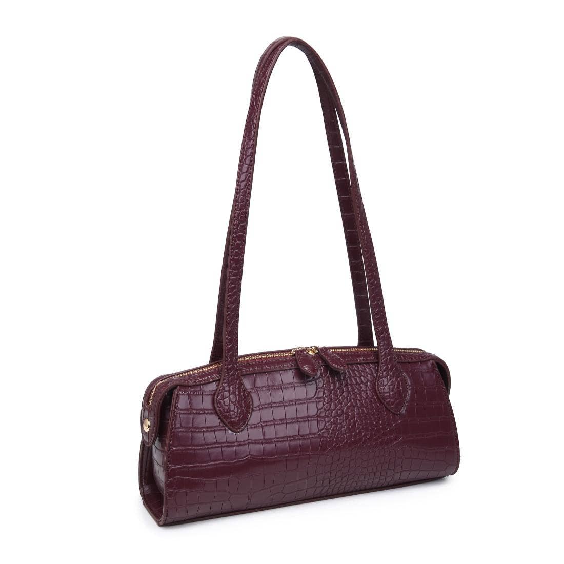 Nessa Shoulder Bag: Chocolate