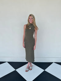 Mallory Knit Turtleneck Midi Dress