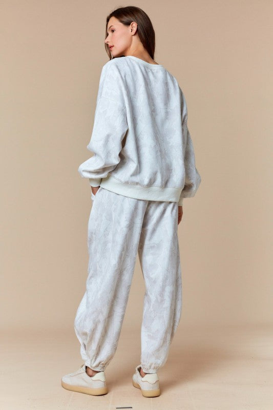 Quinn Camo Fleece Sweat Set