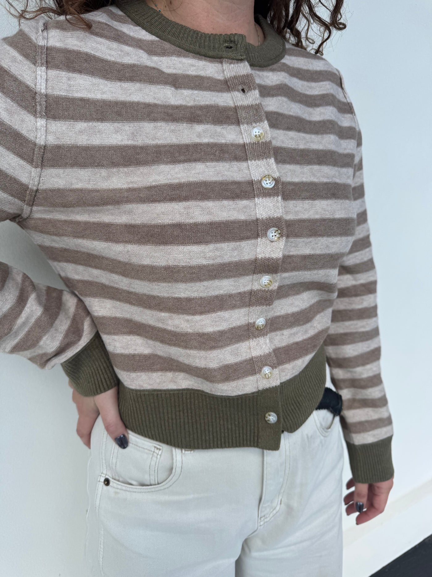 Bridgette Stripe Cardigan