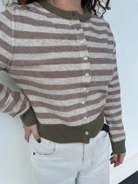 Bridgette Stripe Cardigan