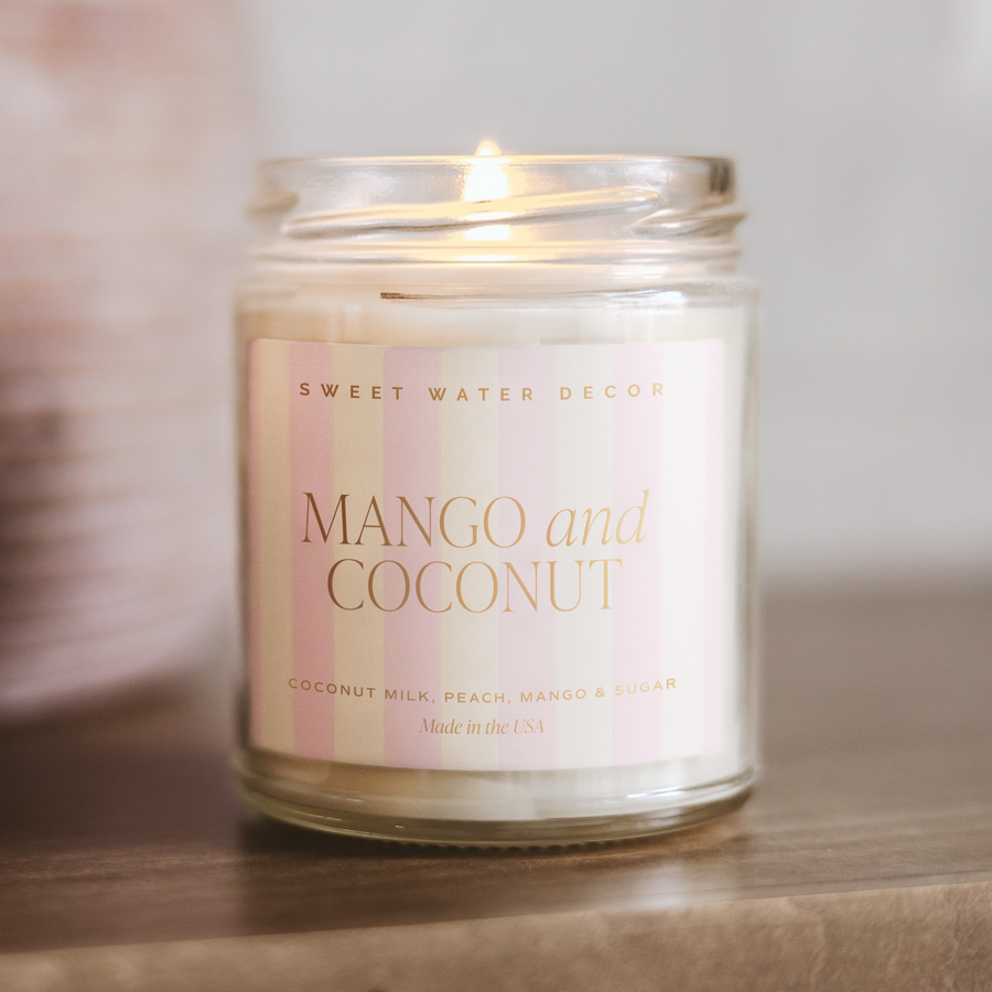 Mango and Coconut 9 OZ Candle