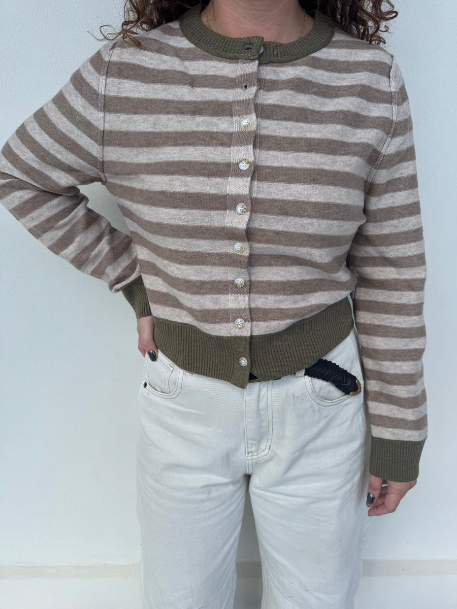 Bridgette Stripe Cardigan