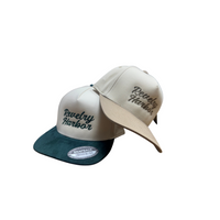 Reverly Harbor Embroidered Hat- Light Taupe