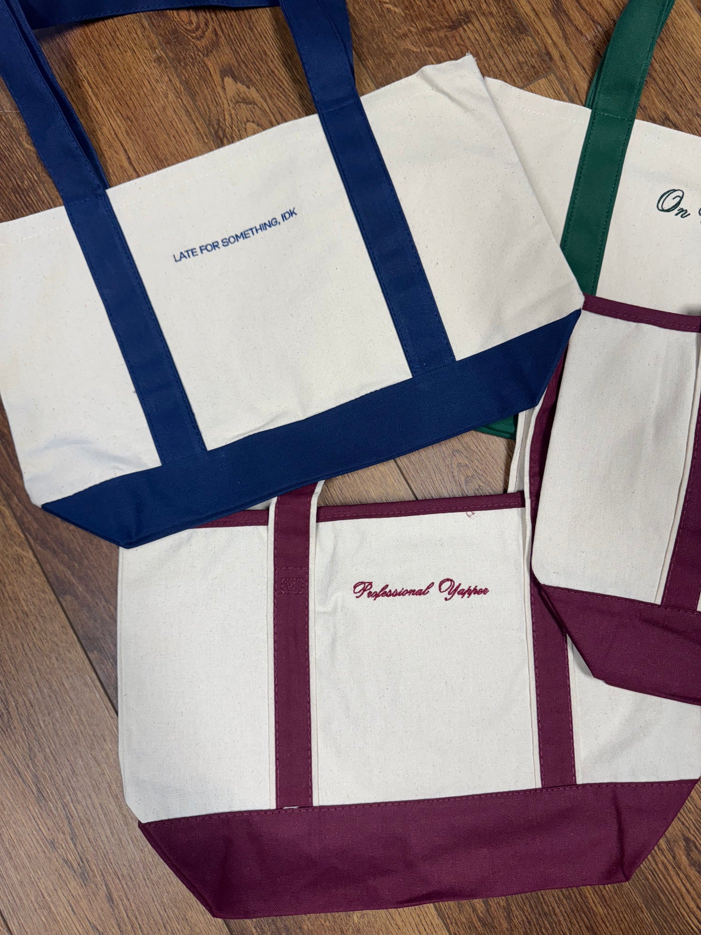 Late For Something, Idk Boat Bag