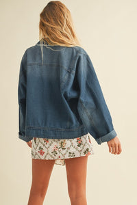 Eliza Dark Blue Jean Jacket