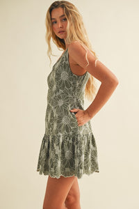 Katelin Floral V Neck Dress