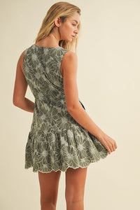 Katelin Floral V Neck Dress