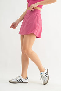 Pamela Sports Mini Skirt - Soft Magenta