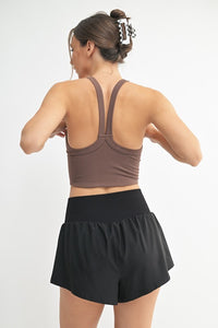 Marta Sports Crop Top - Rich Soil
