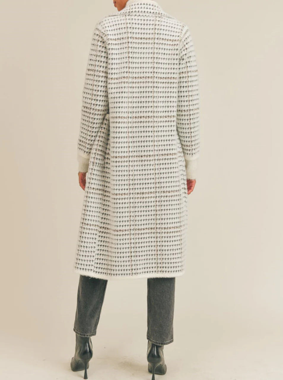 Marceau Houndstooth Coat