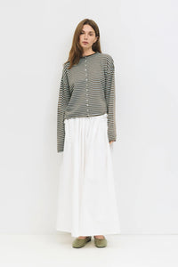 Elisa Cardigan - Blue/Brown
