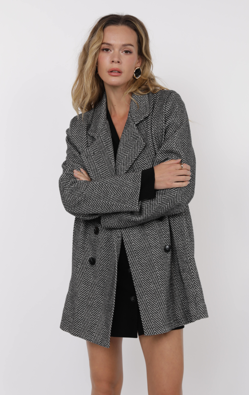 Femme Energy Shoulder Pleat Blazer