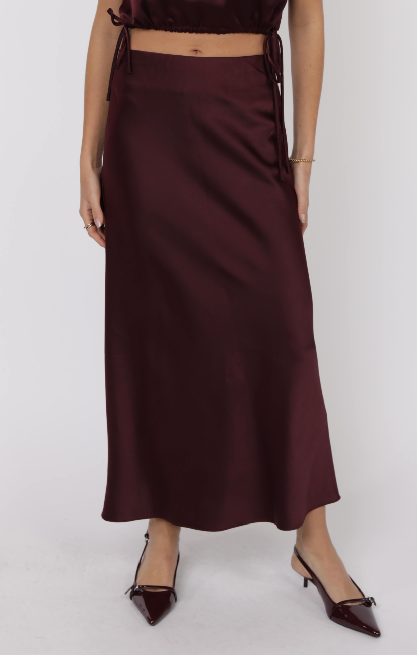 Deep Trance Bias Midi Skirt