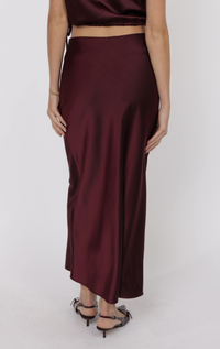 Deep Trance Bias Midi Skirt