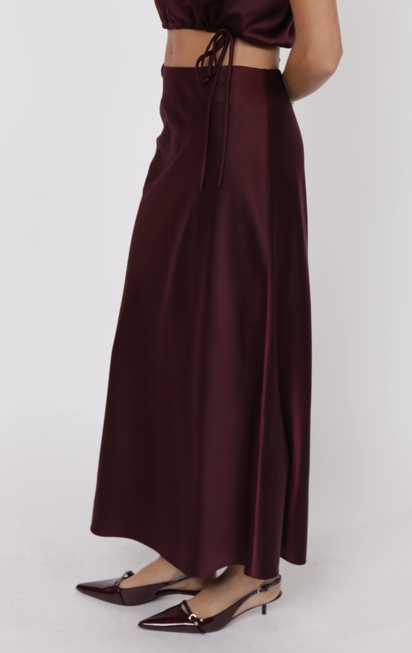 Deep Trance Bias Midi Skirt