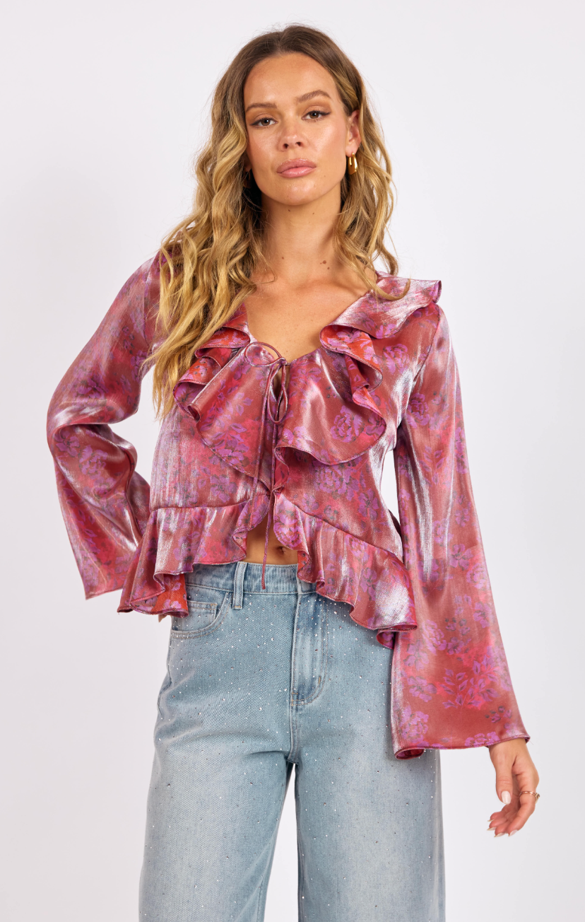 Serena Ruffle Top