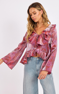 Serena Ruffle Top