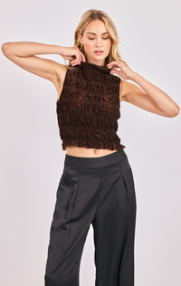 The Drama Smocked Top