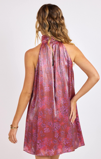 Glow High Neck Mini Dress