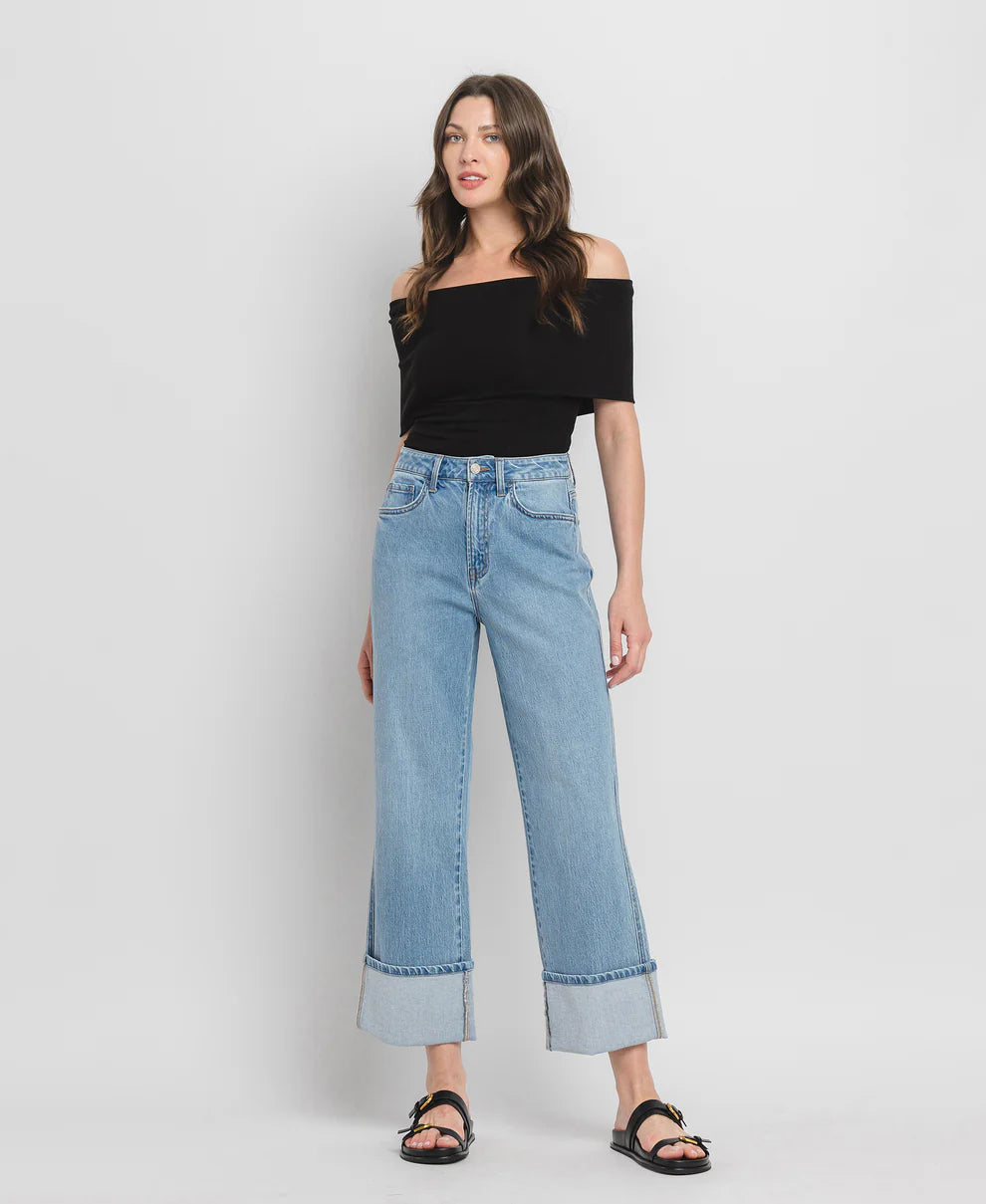 Tanya Super High Rise Side Slit Jeans