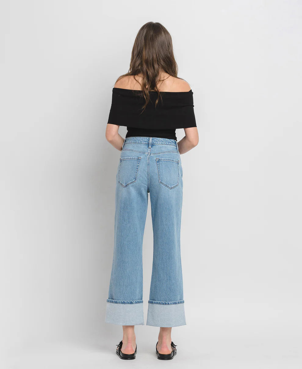 Tanya Super High Rise Side Slit Jeans