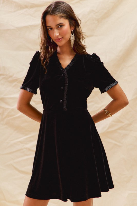 Sarahi Velvet Mini Dress