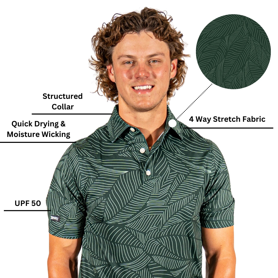 Bermuda Leaf's Mens's Polo