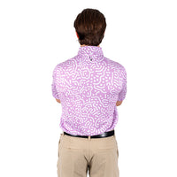 Wrong Fairway Lavender Mens Polo