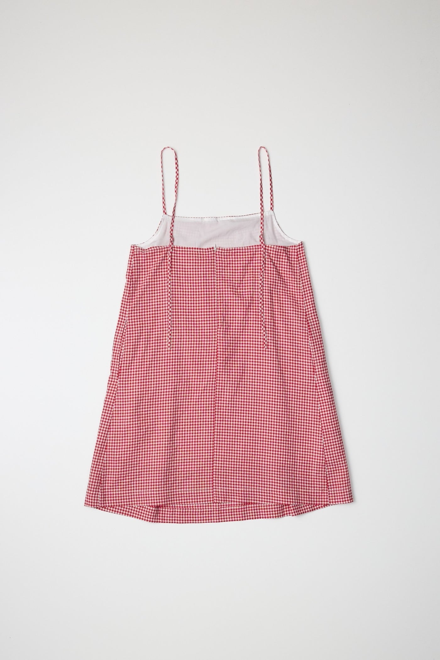 Kate Gingham Red Mini Dress