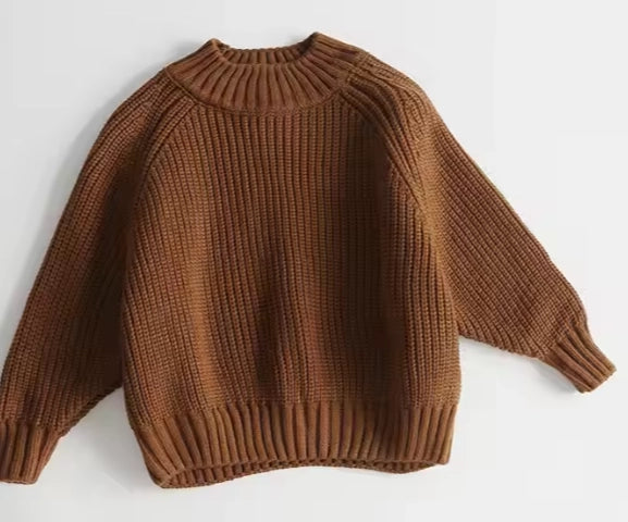 Pumpkin Spice Crew Toddler Knit Sweater