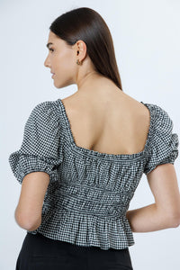 Stacy Gingham Top