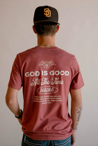God is Good Tee - Clay