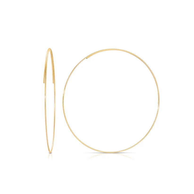 Gold Plated Hoop Earrings