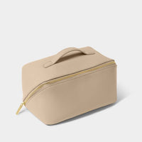 Large Makeup Bag- Light Taupe