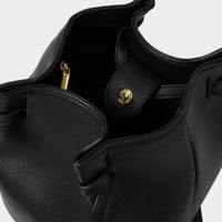 Celina Bucket Bag- Black