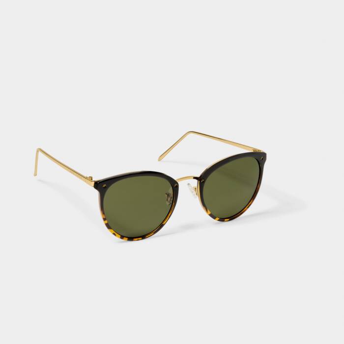 Santorini Sunglasses- Gradient Black