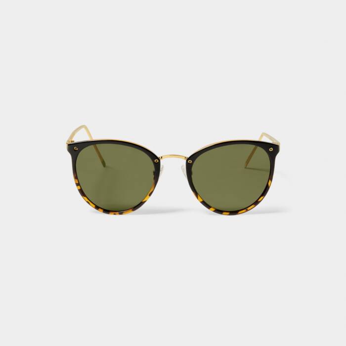 Santorini Sunglasses- Gradient Black