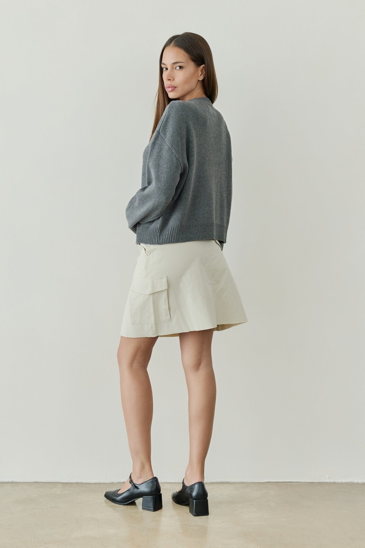 Lucy Dark Grey Cardigan