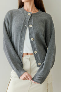 Lucy Dark Grey Cardigan
