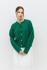 Lucy Cardigan - Dark Green