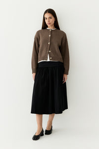 Lucy Mocha Cardigan