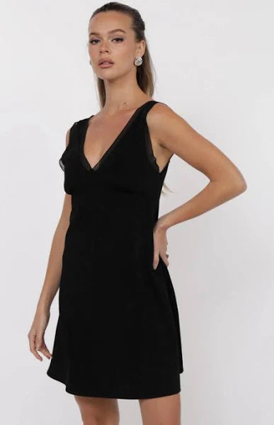 Madelyn Ruffle Chiffon Mini Dress