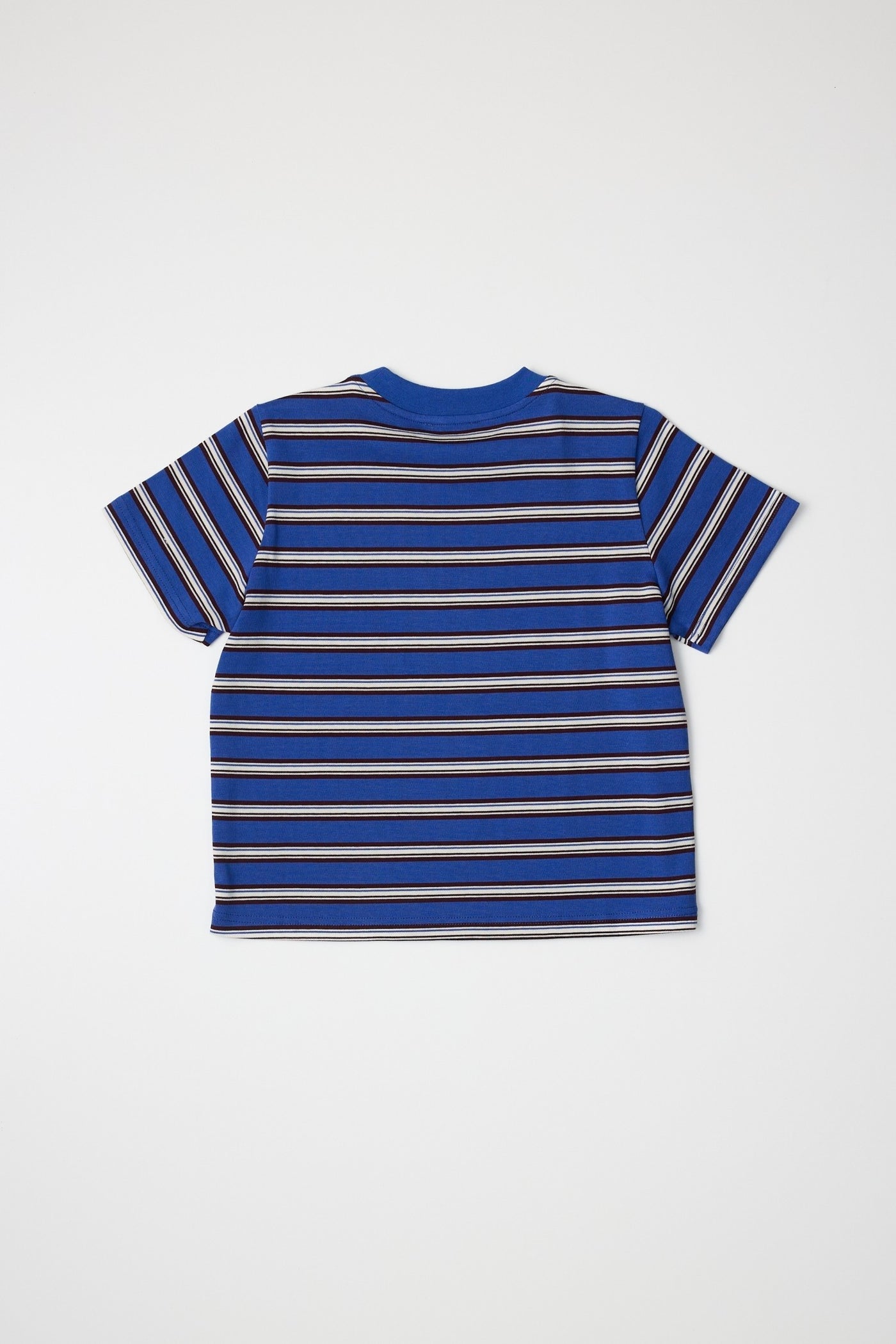 Tammy Blue Striped Boxy Top