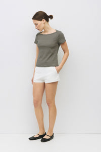 Cristi Black Striped Top