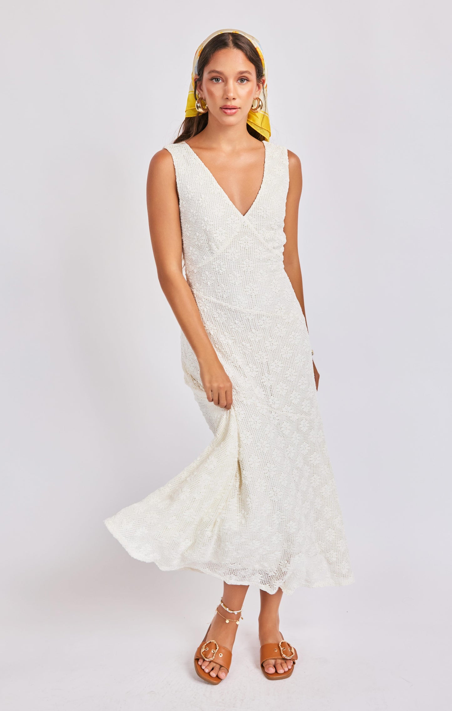 cordelia midi dress Cordelia Ivory Sequin Midi Dress